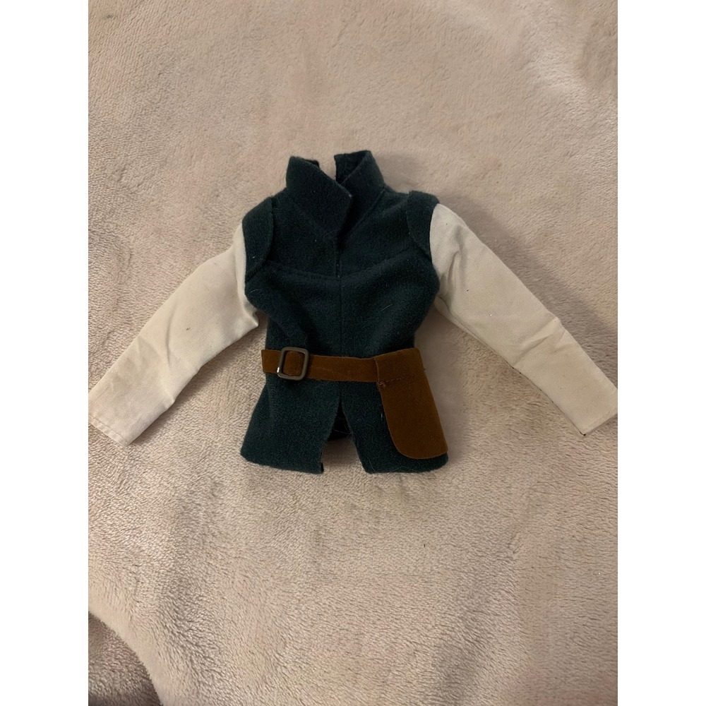 Disney Flynn Rider Doll Outfit Vest Shirt Belt Pouch Tangled